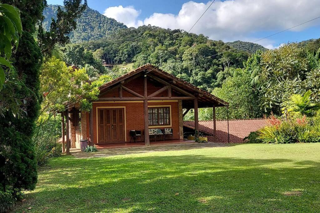 Casa Com Churrasqueira Piscina Privativa Em Sao Pedro Da Serra - Perto De Lumiar Nova Friburgo Exterior foto